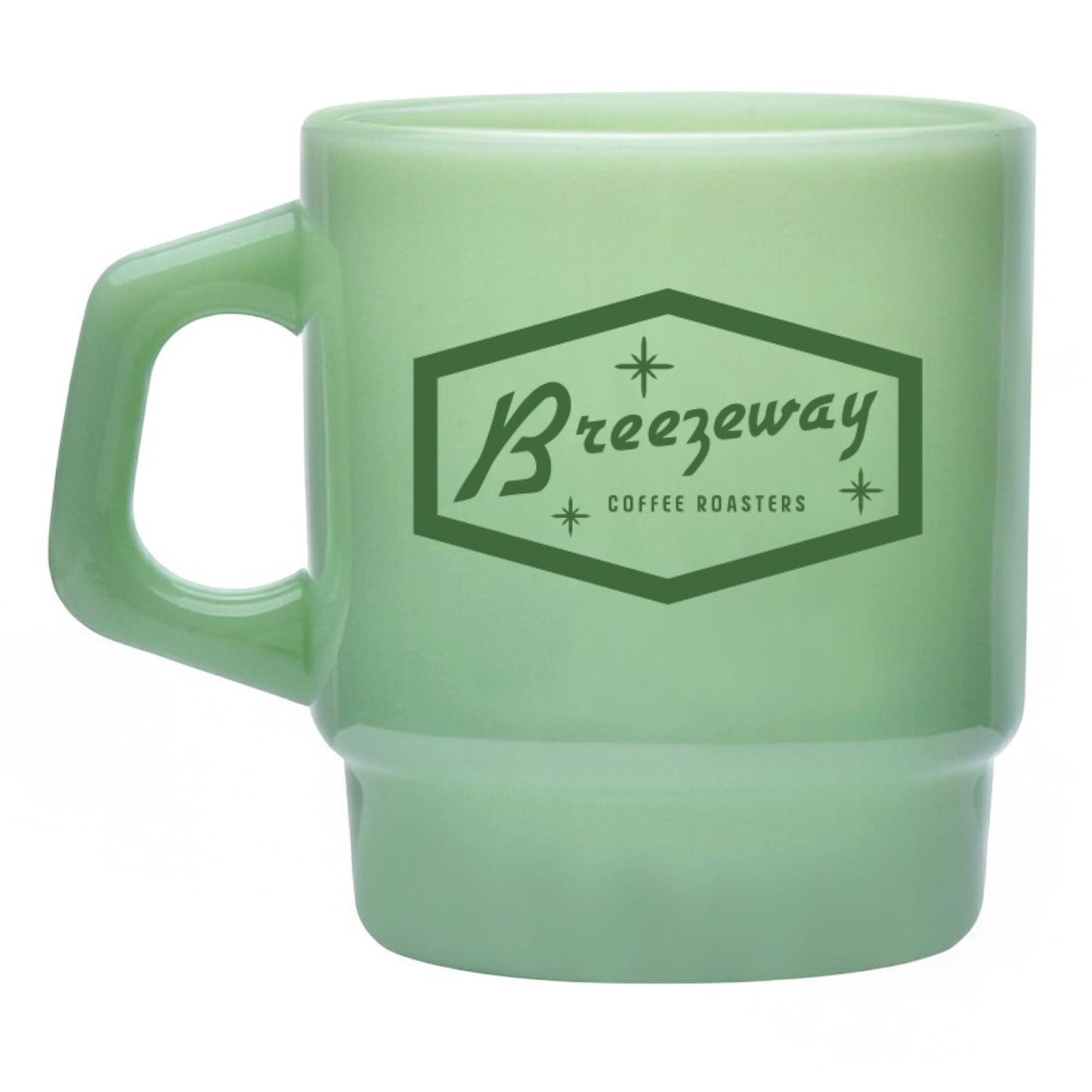 Jade Glass Mug - 8 oz.